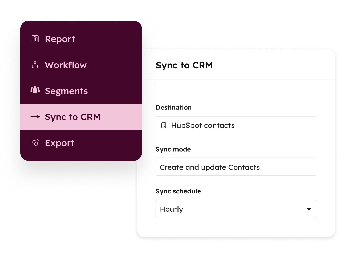 Data Hub - Sync to CRM